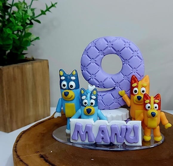 Vela Personalizada Bluey