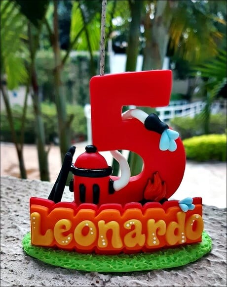 Vela Personalizada Bombeiro