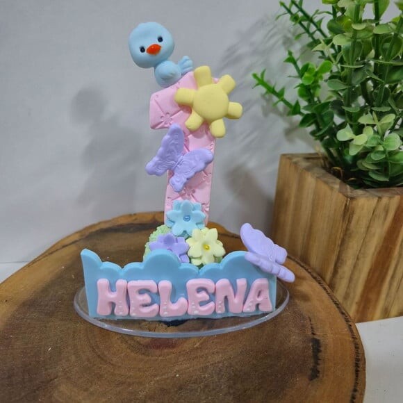 Vela Personalizada Borboleta