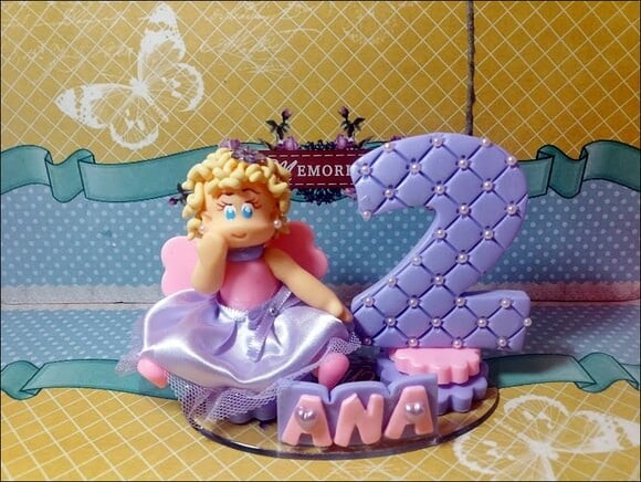 Vela Personalizada Borboletinha