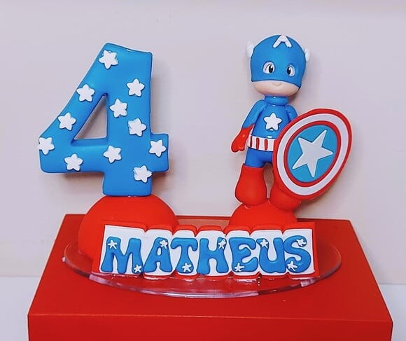 Vela Personalizada Capitão America