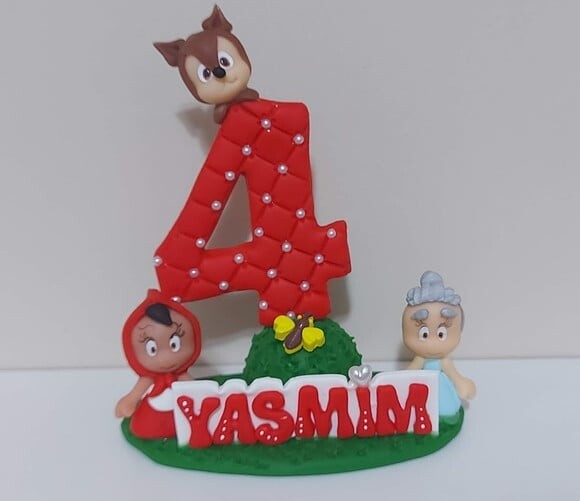 Vela Personalizada Chapeuzinho Vermelho