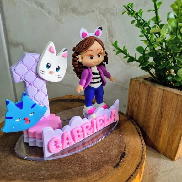 Vela Personalizada Casa Magica da Gaby