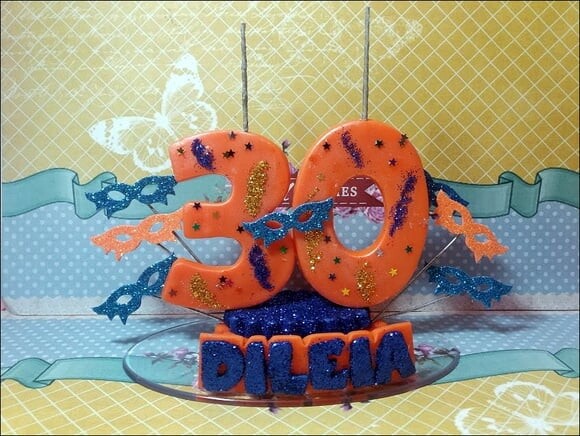 Vela Personalizada Carnaval