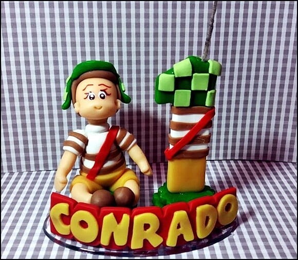 Vela personalizada Chaves