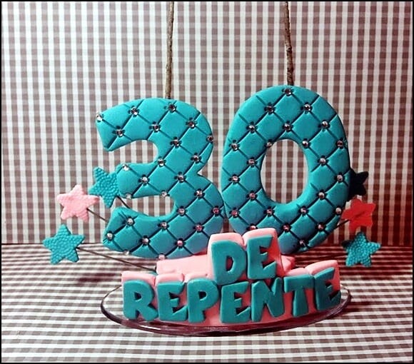 Vela Personalizada De Repente 30