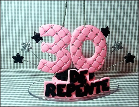 Vela Personalizada De Repente 30