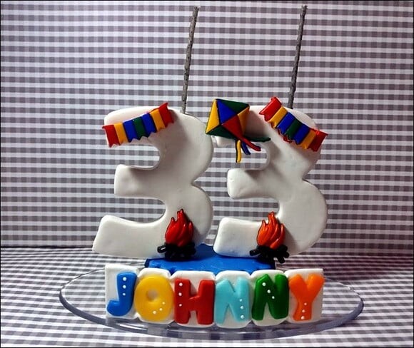 Vela Personalizada Festa Junina