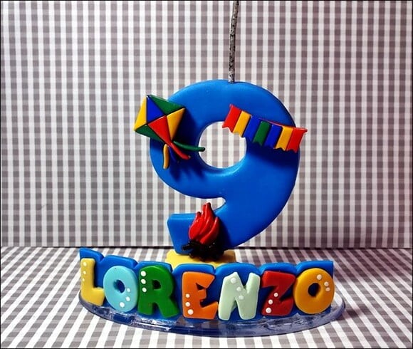 Vela Personalizada Festa Junina