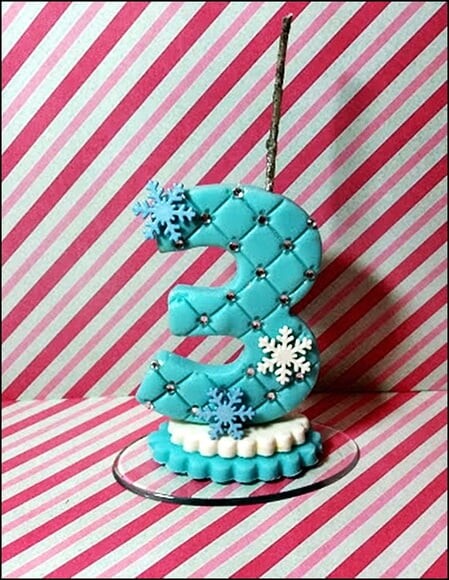 Vela personalizada Frozen