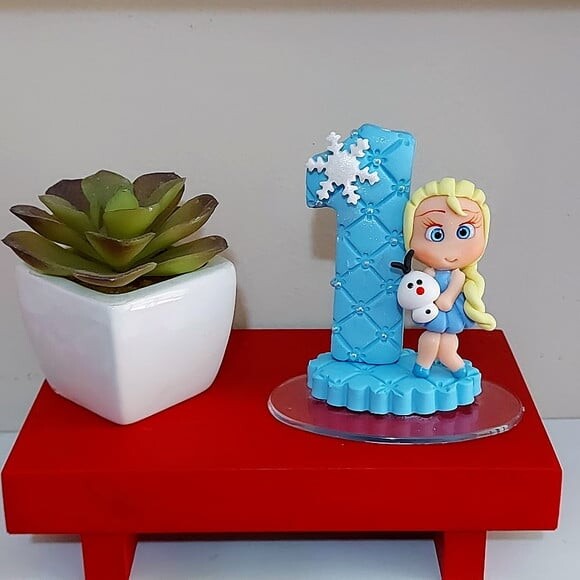 Vela Personalizada Frozen