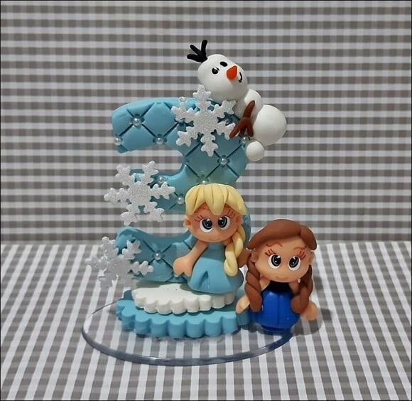 Vela Personalizada Frozen