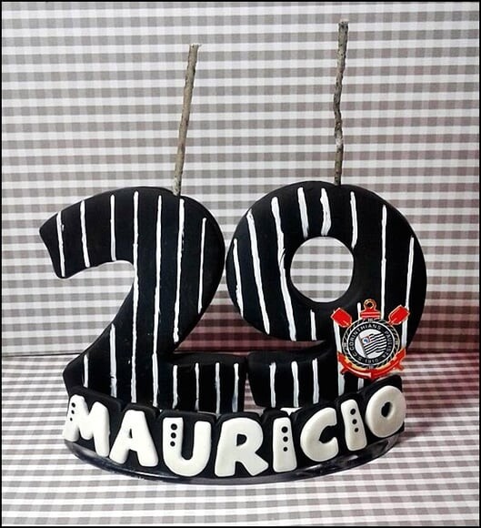 Vela Personalizada Futebol