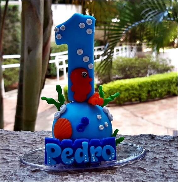 Vela Personalizada Fundo do Mar
