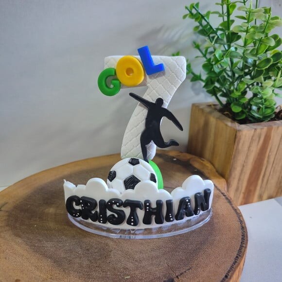 Vela Personalizada Futebol