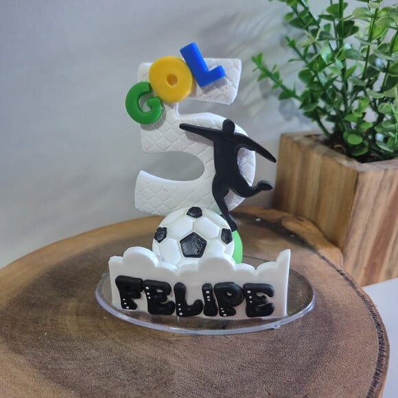 Vela Personalizada Futebol