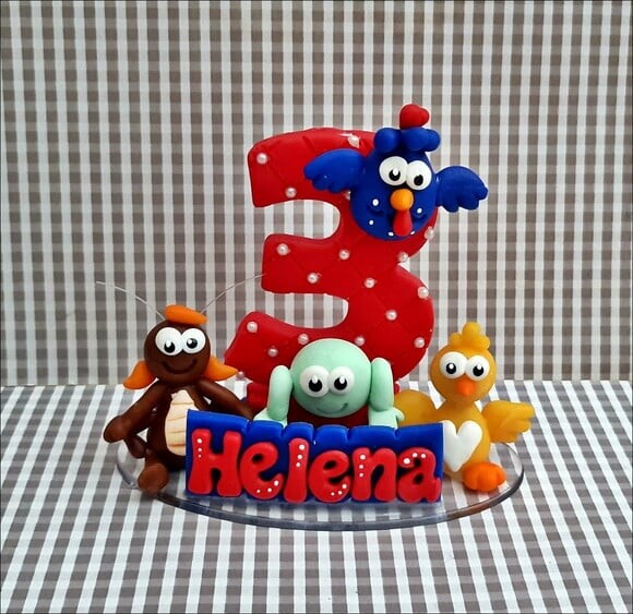 Vela Personalizada Galinha Pintadinha