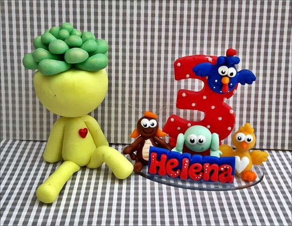 Vela Personalizada Galinha Pintadinha