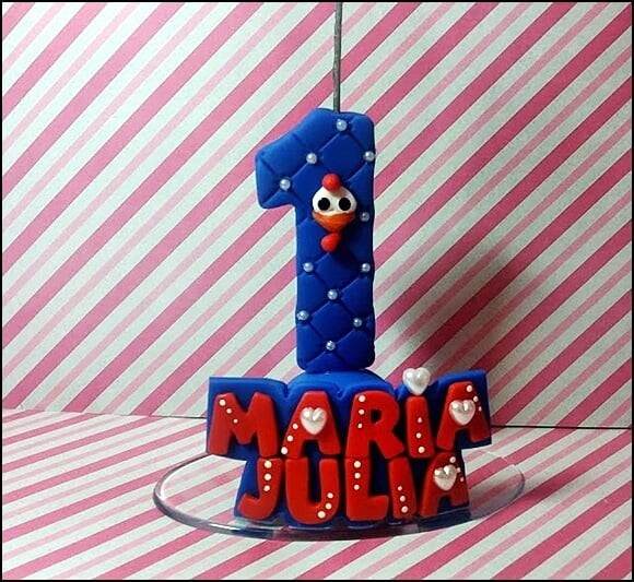 Vela Personalizada Galinha Pintadinha