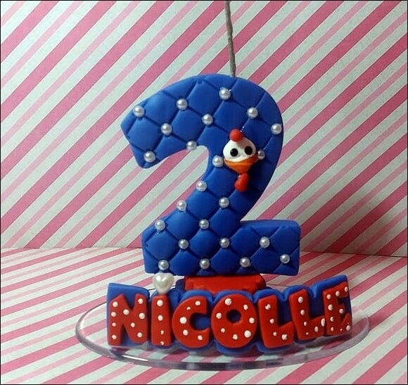 Vela Personalizada Galinha Pintadinha