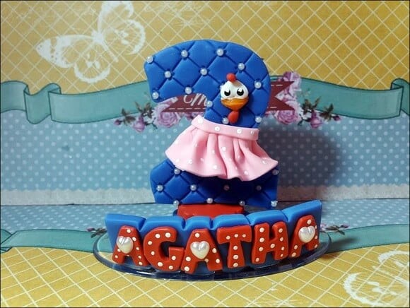 Vela Personalizada Galinha Pintadinha