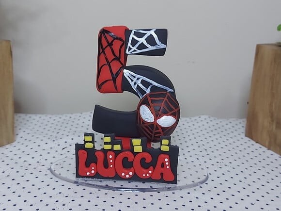 Vela Personalizada Homem Aranha