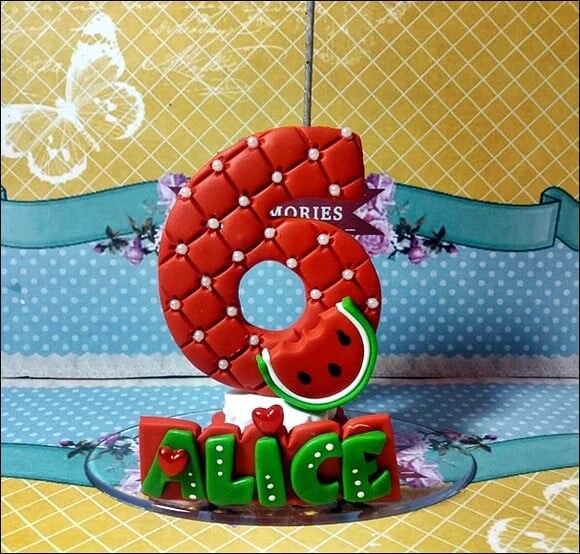 Vela Personalizada Melancia