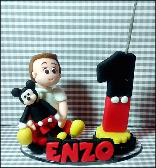 Vela Personalizada Mickey