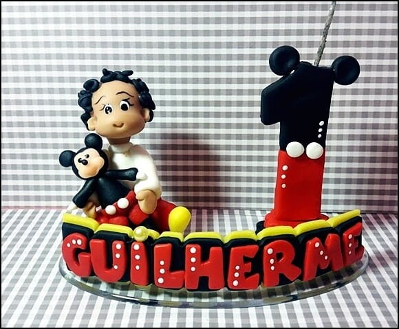 Vela Personalizada Mickey