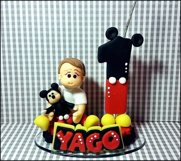Vela Personalizada Mickey