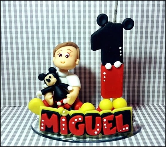 Vela Personalizada Mickey