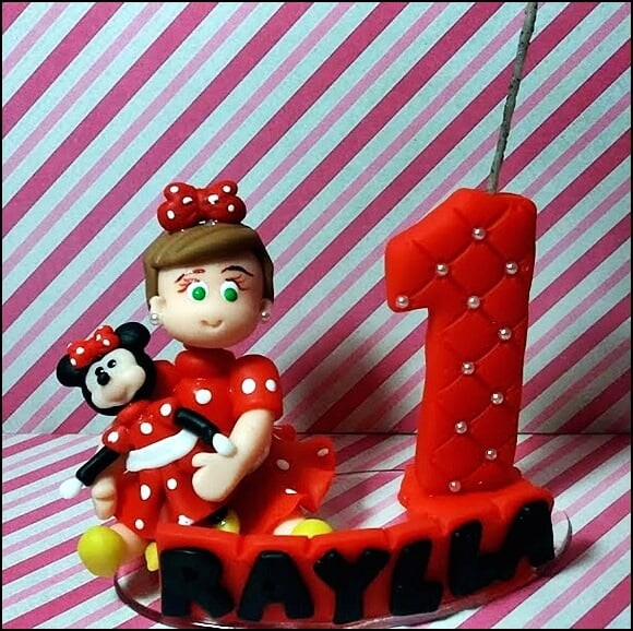 Vela Personalizada Minnei