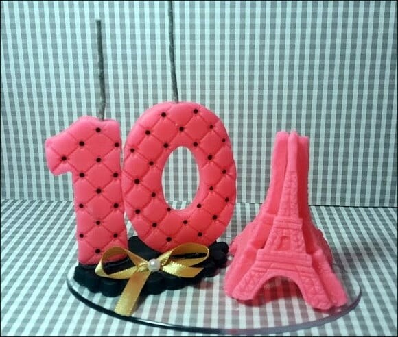 Vela personalizada Paris