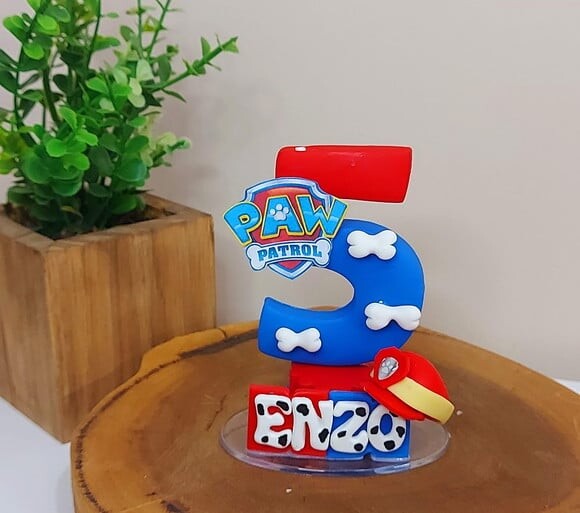 Vela Personalizada Patrulha Canina