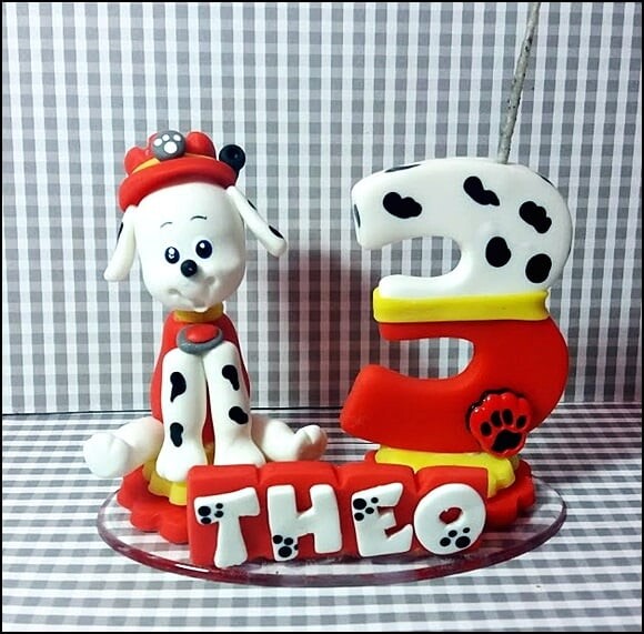 Vela Personalizada Patrulha Canina