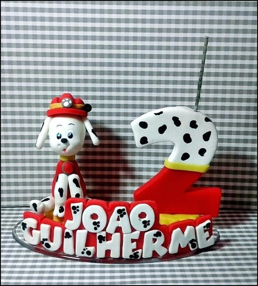 Vela Personalizada Patrulha Canina
