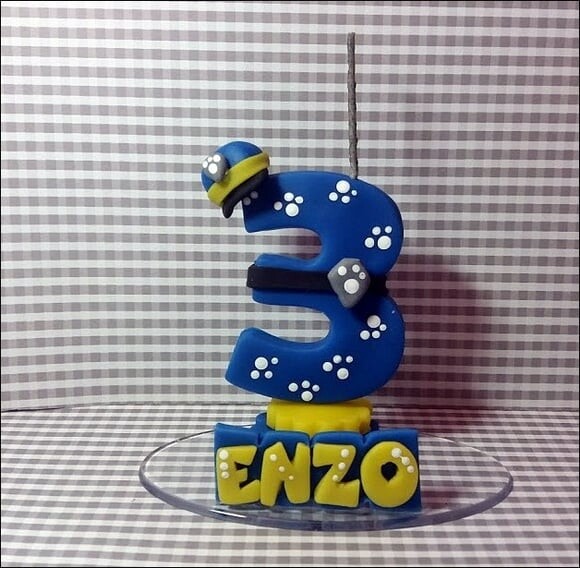 Vela Personalizada Patrulha Canina