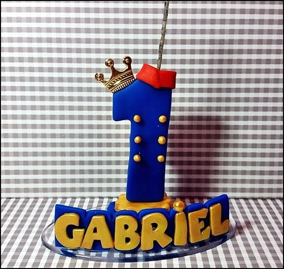 Vela personalizada Pequeno Príncipe