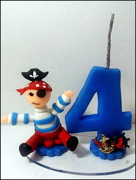 Vela Personalizada Pirata
