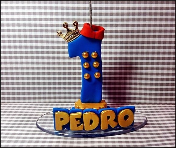 Vela personalizada Pequeno Príncipe