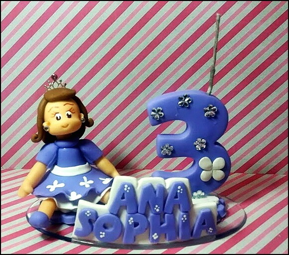 Vela Personalizada Princesa Sofia