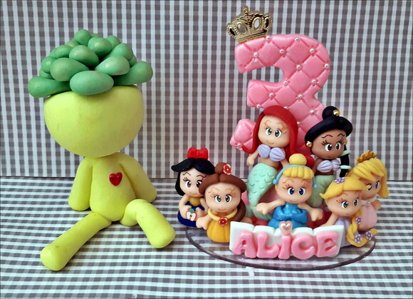 Vela Personalizada Princesas