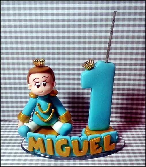Vela personalizada Príncipe