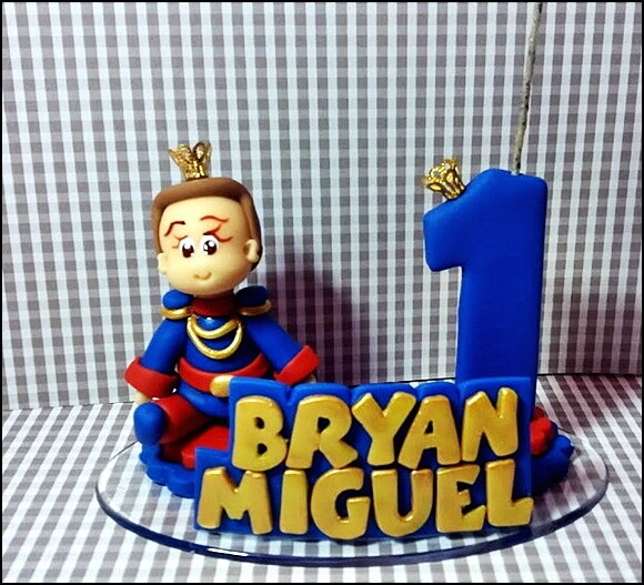 Vela personalizada Príncipe