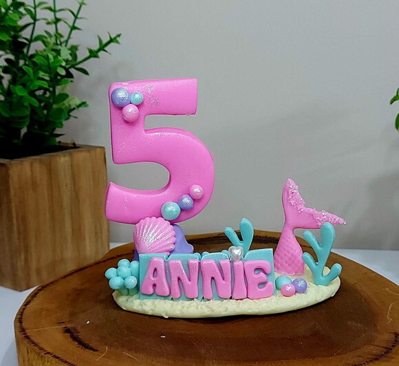 Vela Personalizada Sereia