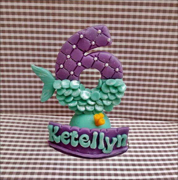Vela Personalizada Sereia