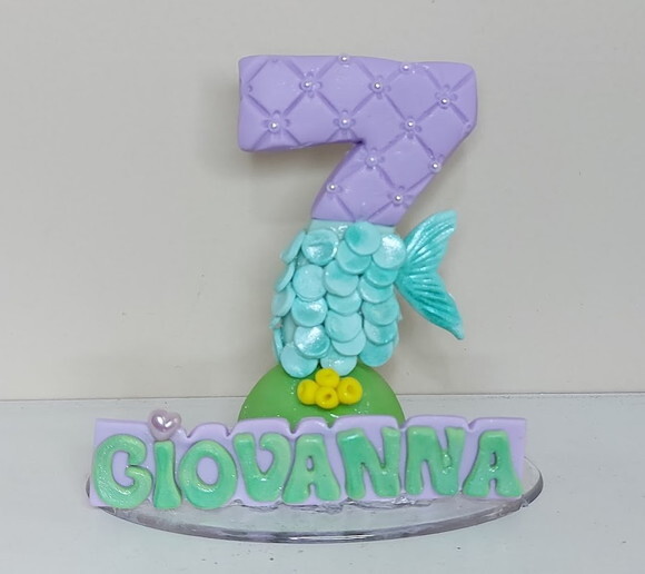 Vela Personalizada Sereia