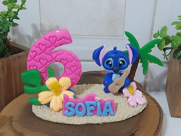 Vela Personalizada Stitch
