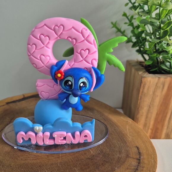 Vela Personalizada Stitch