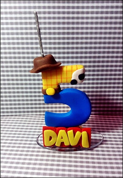 Vela Personalizada Toy Story